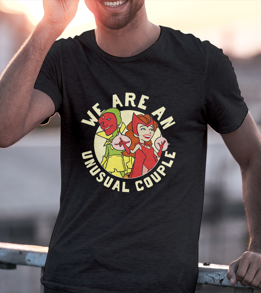 Marvel WandaVision We Are An Unusual Couple Halloween T-Shirt