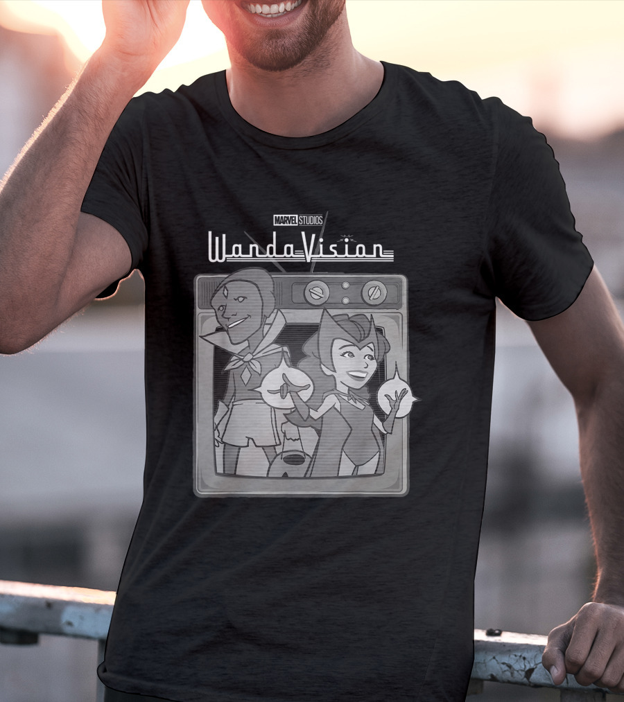 Marvel Studios WandaVision Cartoon TV T-Shirt