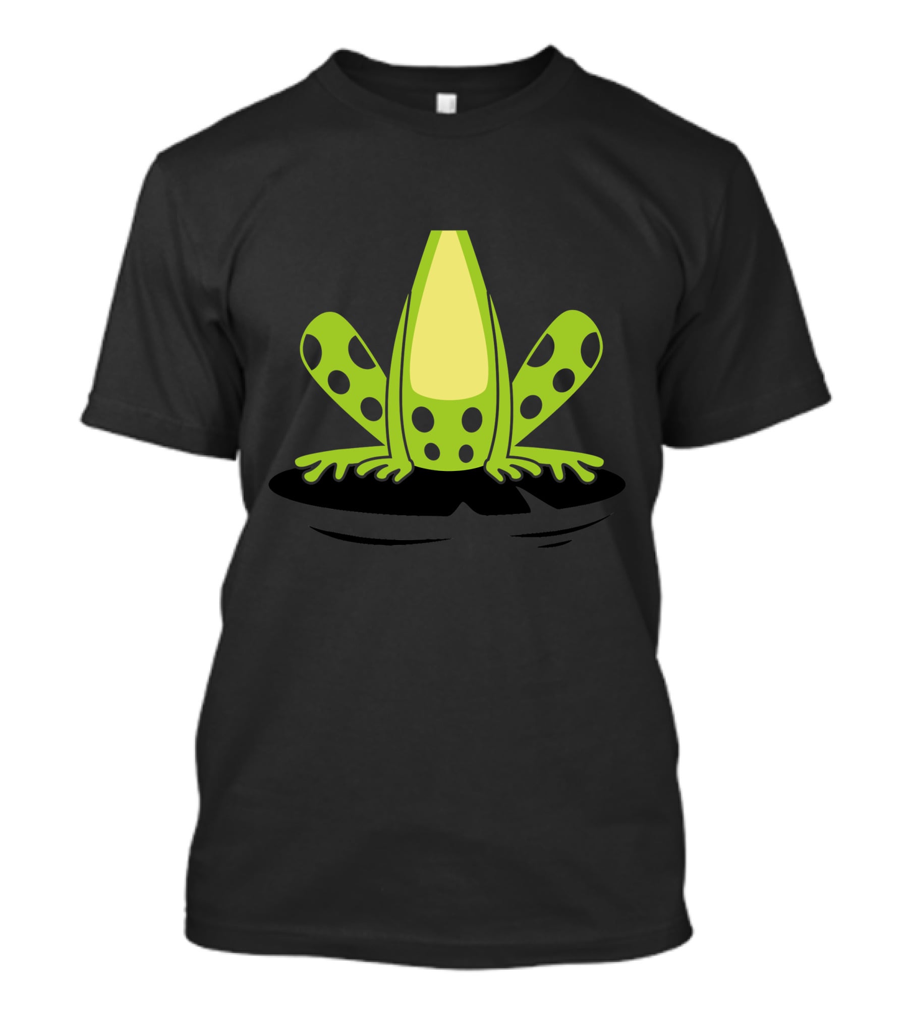 Frog Body Costume Cute Reptile Halloween Gift Green Spotted Amphibian T-Shirt