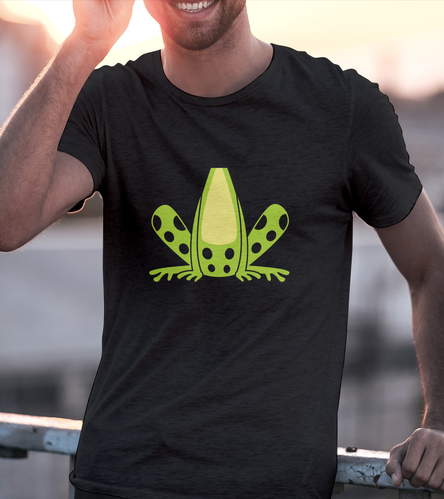 Frog Body Costume Cute Reptile Halloween Gift Green Spotted Amphibian T-Shirt