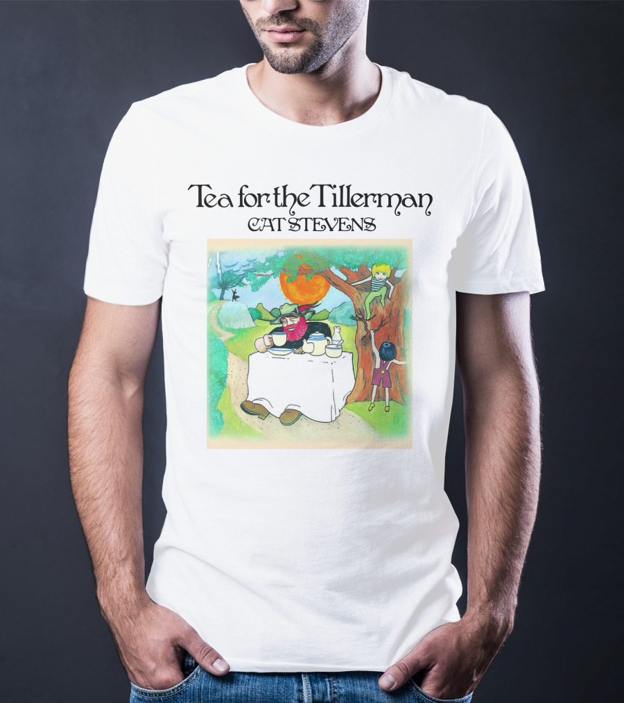 Tea For The Tillerman Cat Stevens Music Legend Men's White T-Shirt