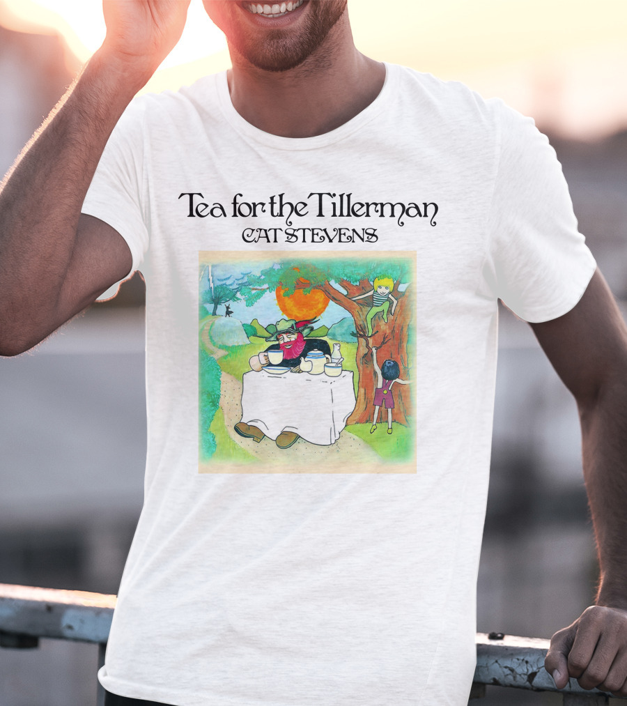 Tea For The Tillerman Cat Stevens Music Legend Men's White T-Shirt