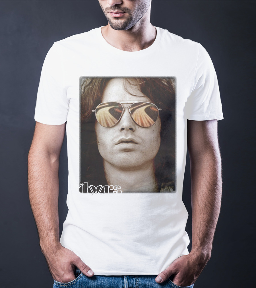 The Doors Jim Morrison Aviators Reflection Rock Legend T-Shirt