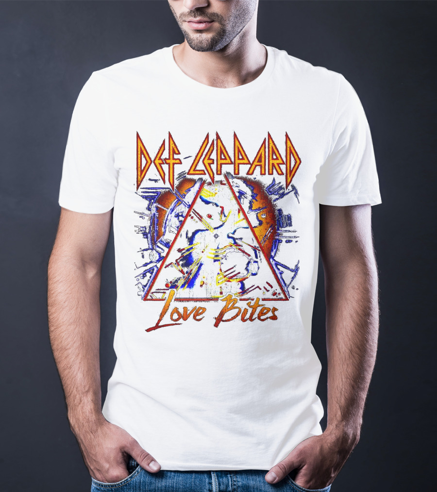 Def Leppard Love Bites Triangle T-Shirt