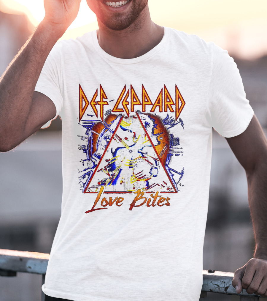 Def Leppard Love Bites Triangle T-Shirt