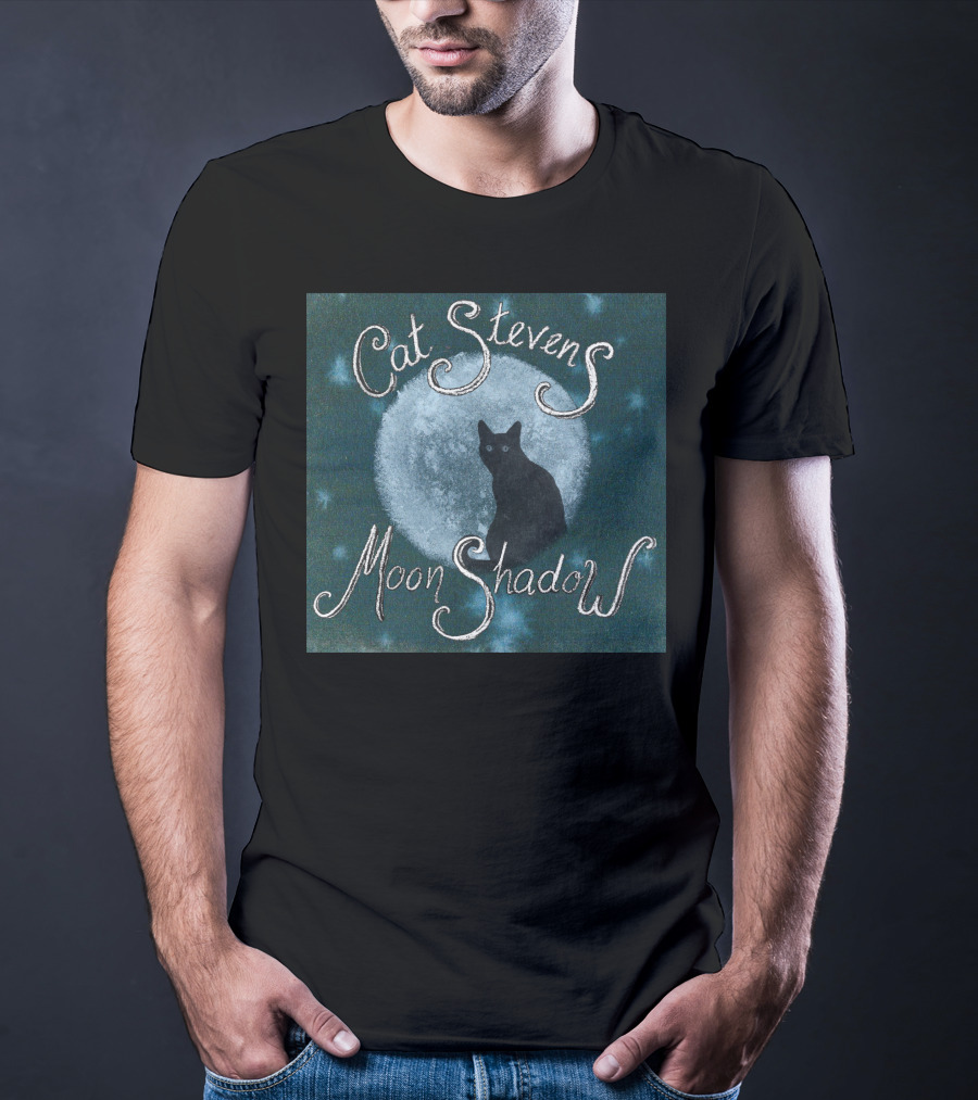 Cat Stevens Moon Shadow Summer Night Cat T-Shirt