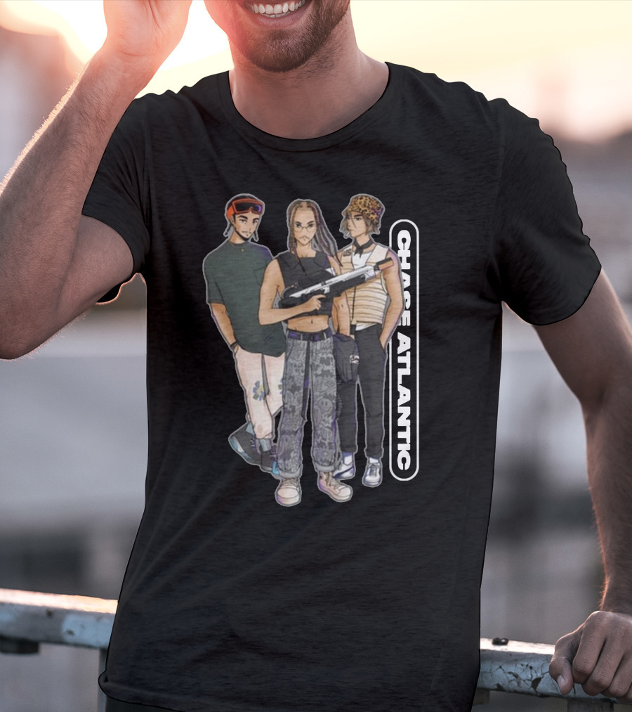 CHASE ATLANTIC STREETWEAR STYLE CHARACTER GROUP T-Shirt