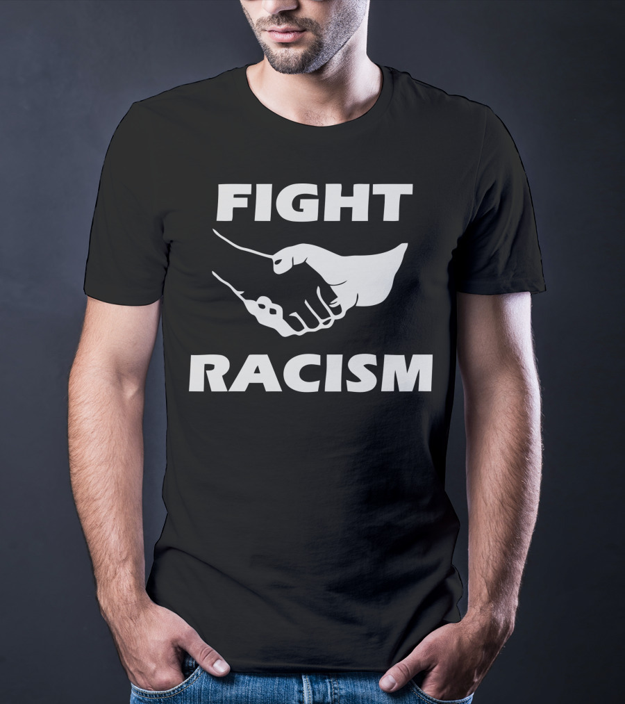 FIGHT RACISM Unity Handshake T-Shirt