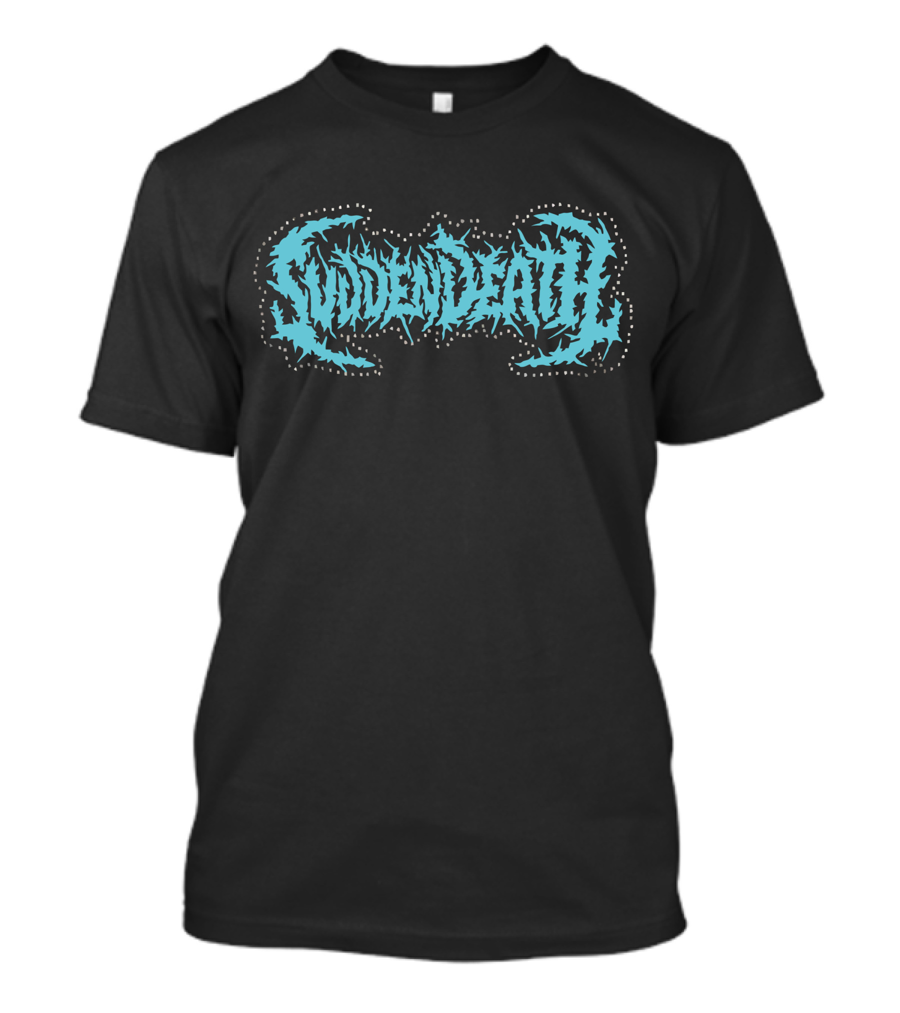 Svdden Death Spiky Text Logo Blue T-Shirt