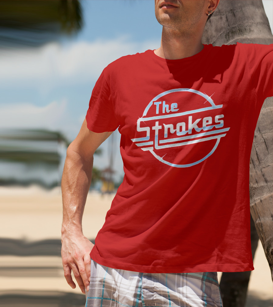 The Strokes Retro Logo Merch T-Shirt