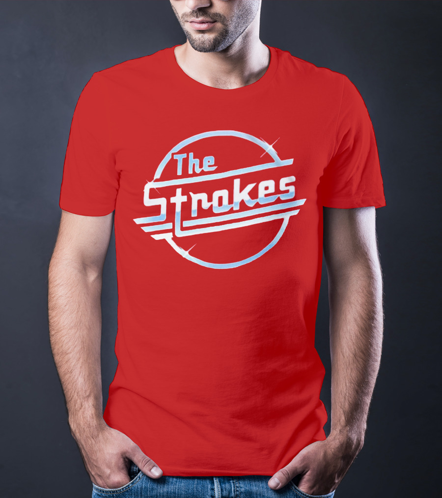 The Strokes Retro Logo Merch T-Shirt