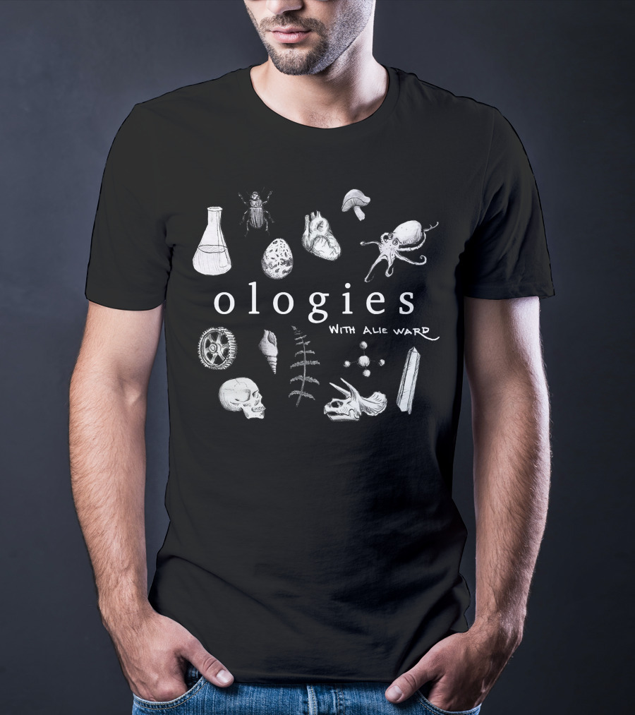 Ologies With Alie Ward Beaker Octopus Skull Crystals Insect T-Shirt