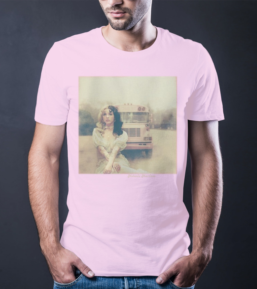 Melanie Martinez Vintage Bus Pastel Pink T-Shirt