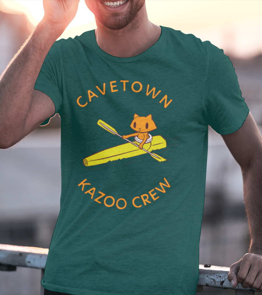 Cavetown Kazoo Crew Cat In Canoe T-Shirt