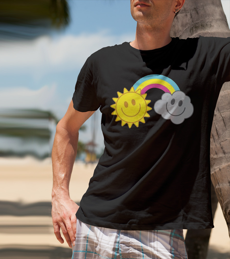 Mcfly Smiling Sun Cloud Rainbow T-Shirt