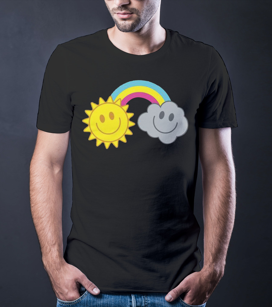 Mcfly Smiling Sun Cloud Rainbow T-Shirt