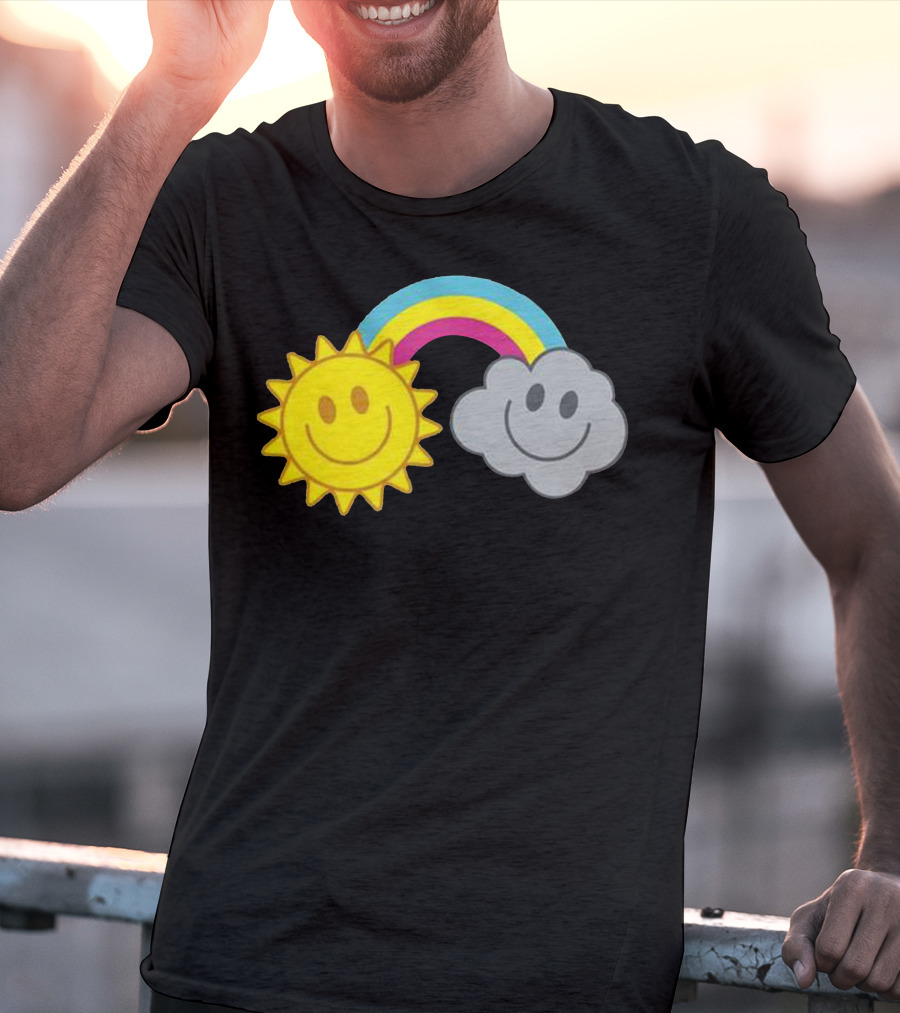 Mcfly Smiling Sun Cloud Rainbow T-Shirt