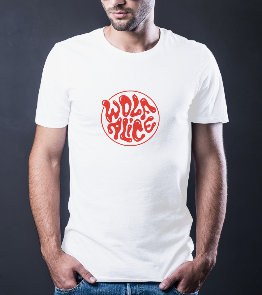 Wolf Alice Red Text Logo Merch T-Shirt