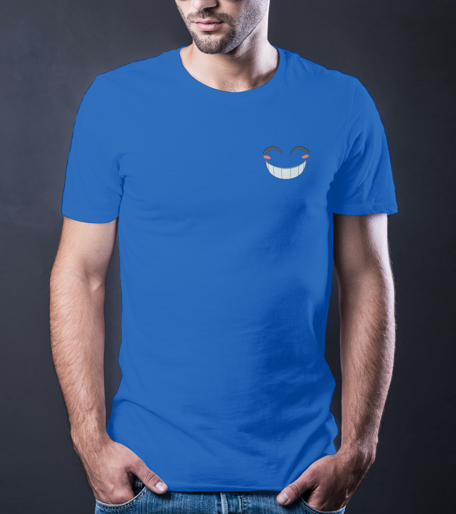 Calixo Smiling Face Blue T-Shirt