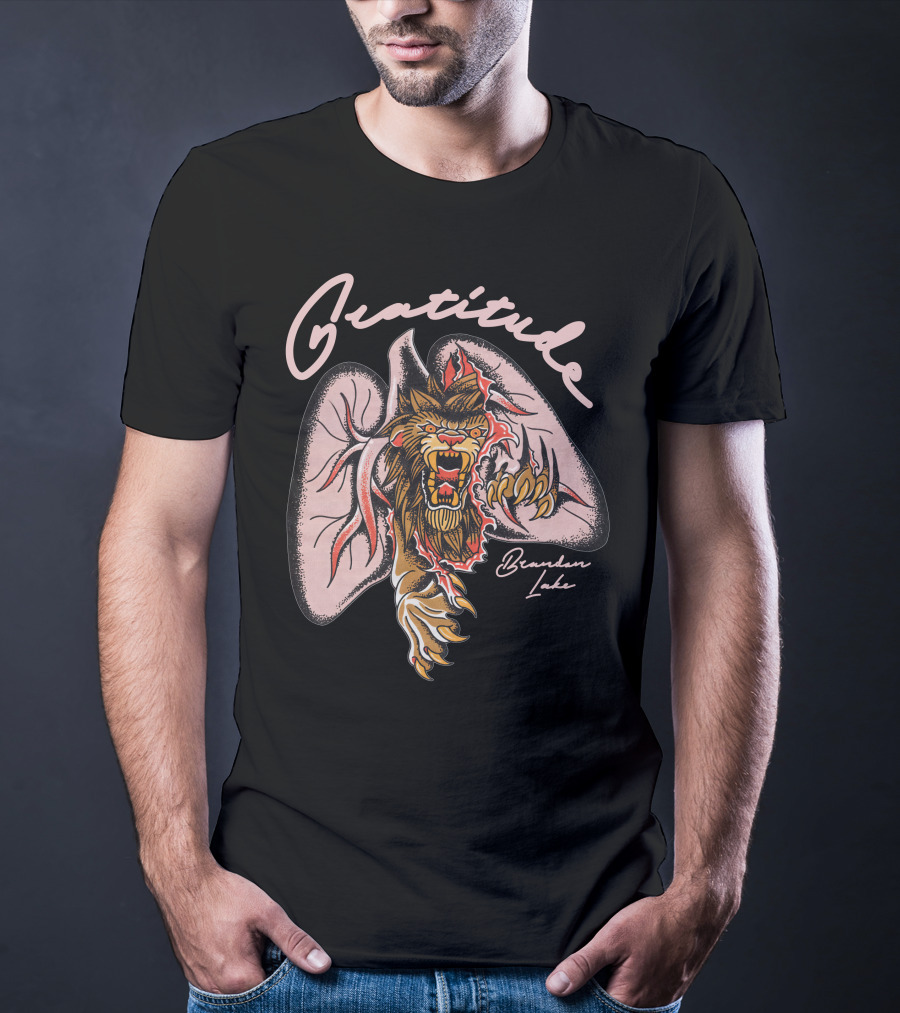 Gratitude Brandon Lake Lion Lungs T-Shirt