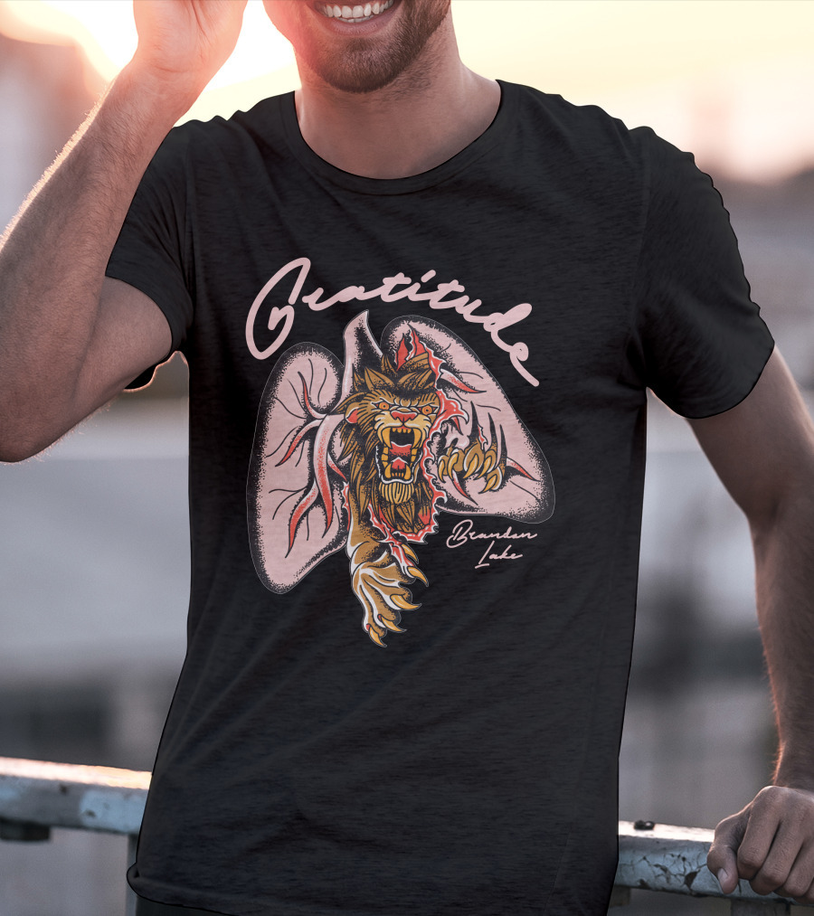 Gratitude Brandon Lake Lion Lungs T-Shirt