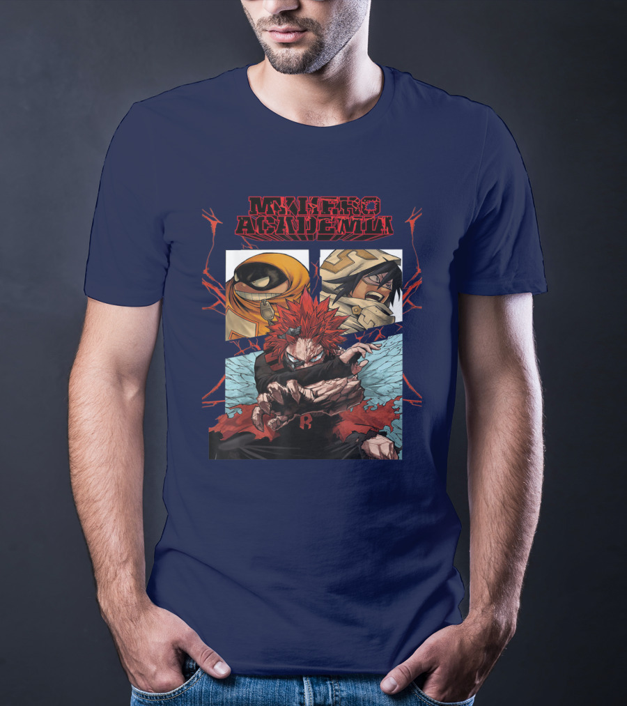 My Hero Academia Kirishima Eijirou With Friends In Battle Stance T-Shirt