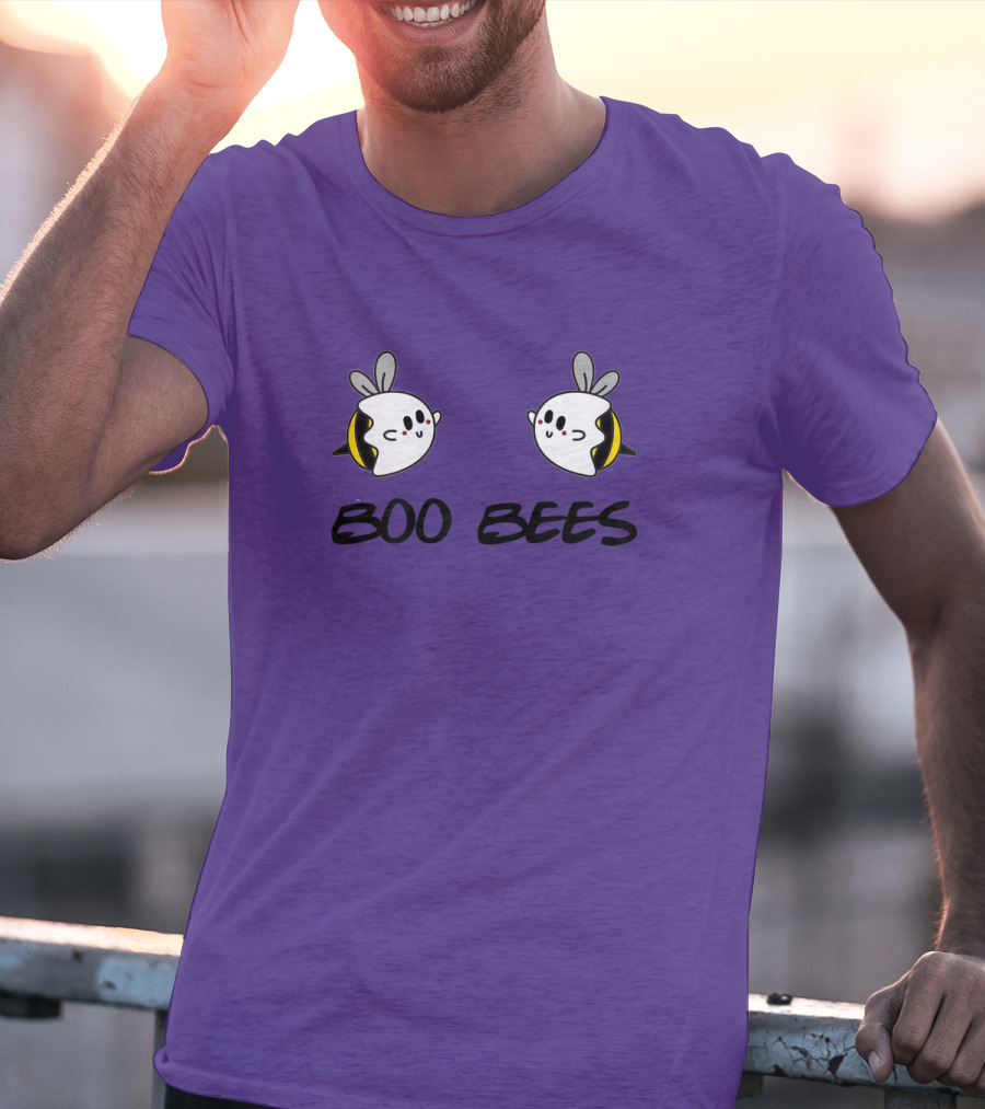 BOO BEES Cute Ghostly Honey Bees Halloween Humor T-Shirt
