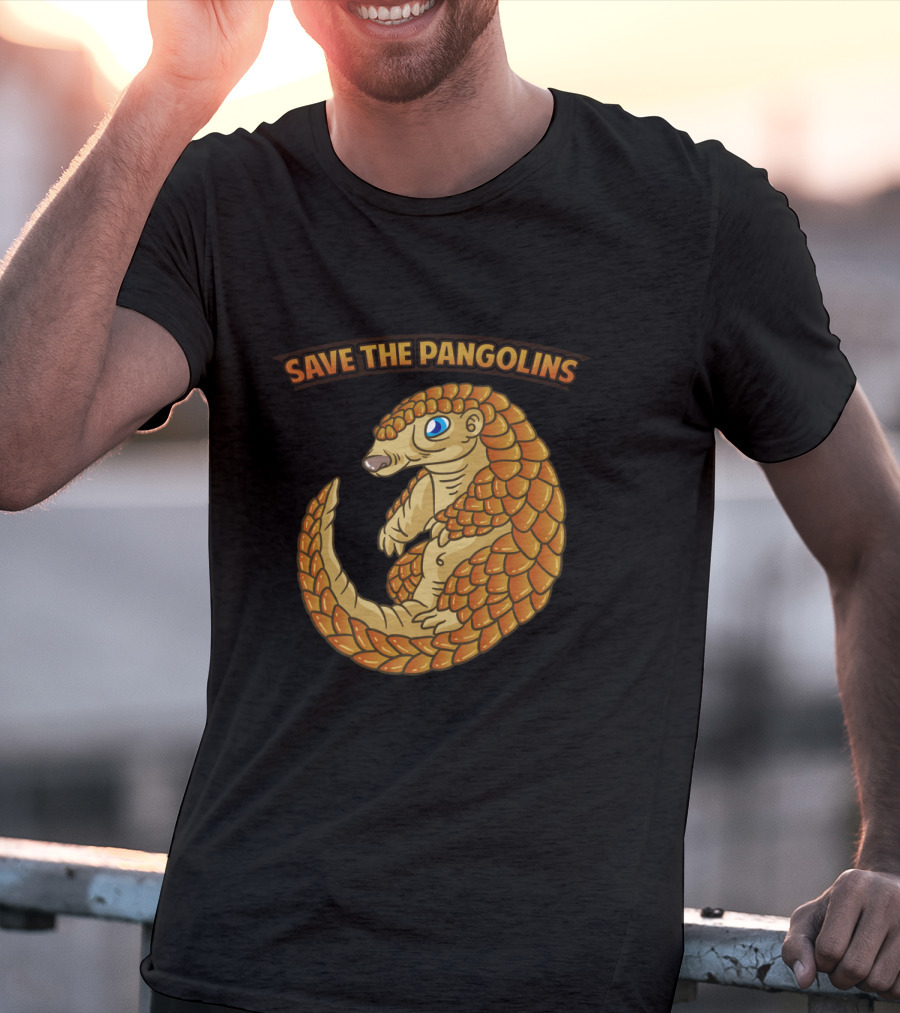 Endangered Animal Save The Pangolins T-Shirt