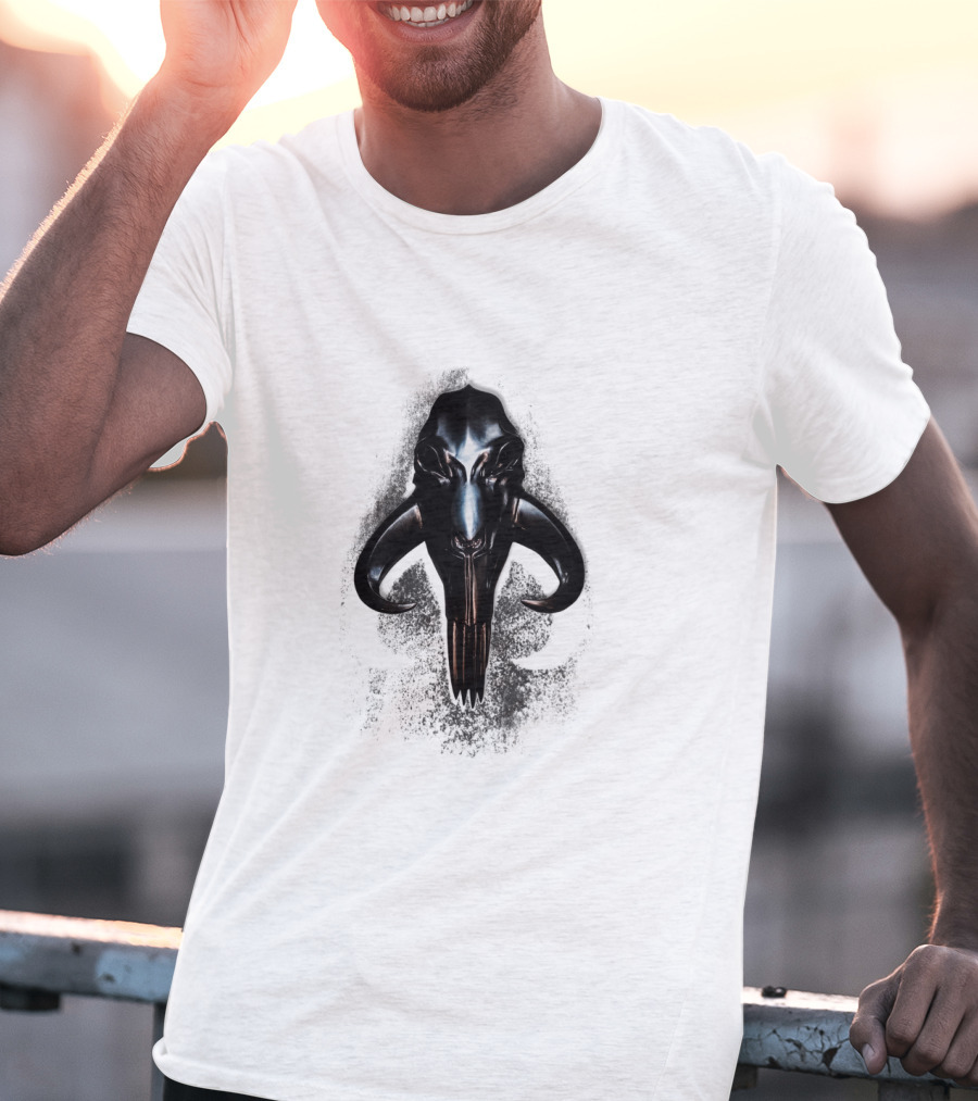 Mandalorian Armorer Mythosaur Metal T-Shirt