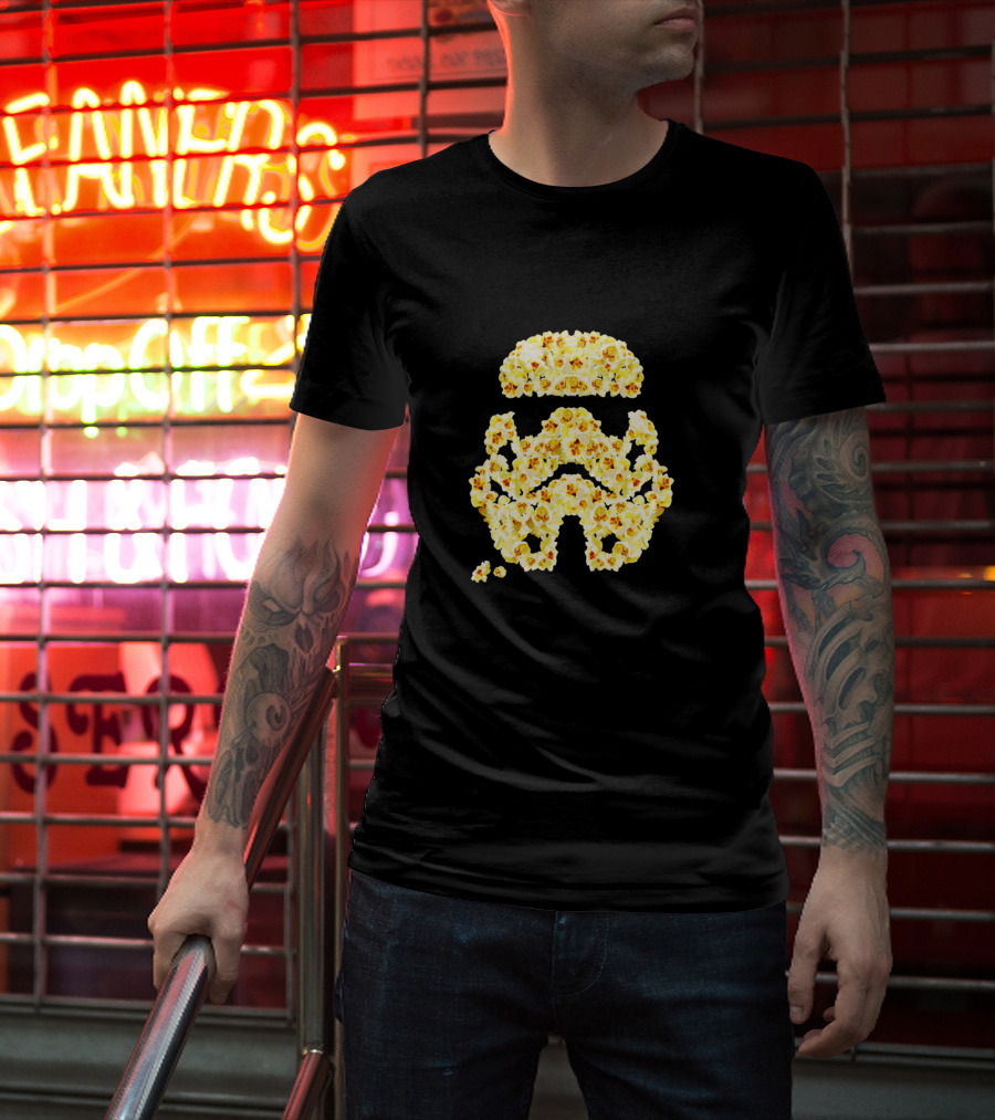 Popcorn Stormtrooper Helmet Iconic Snack T-Shirt