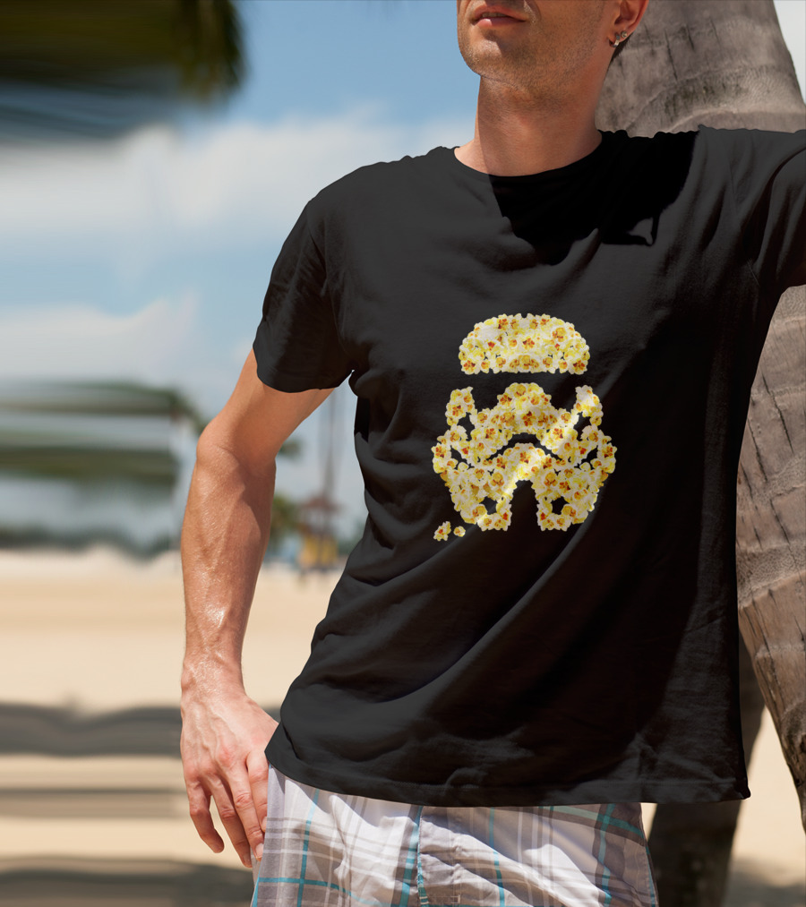 Popcorn Stormtrooper Helmet Iconic Snack T-Shirt