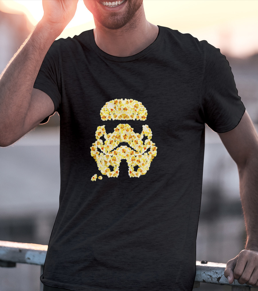 Popcorn Stormtrooper Helmet Iconic Snack T-Shirt