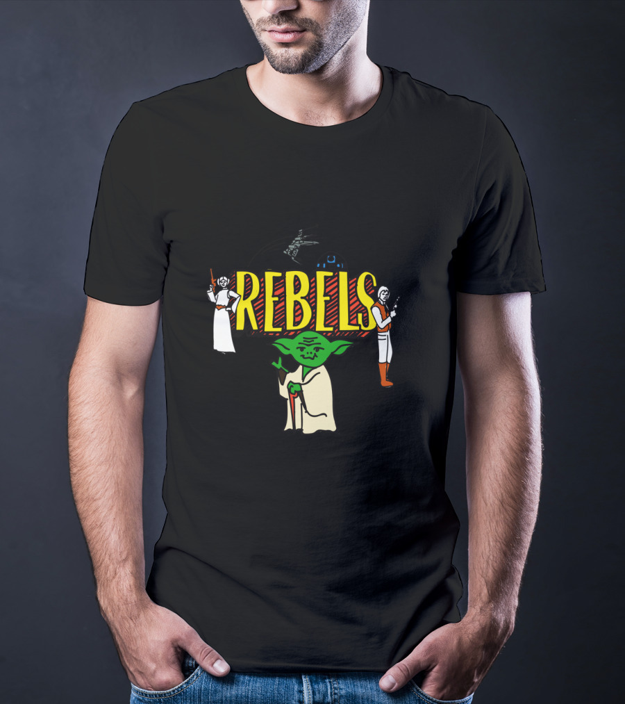 Rebels Yoda Princess Leia Han Solo Star Wars Characters T-Shirt