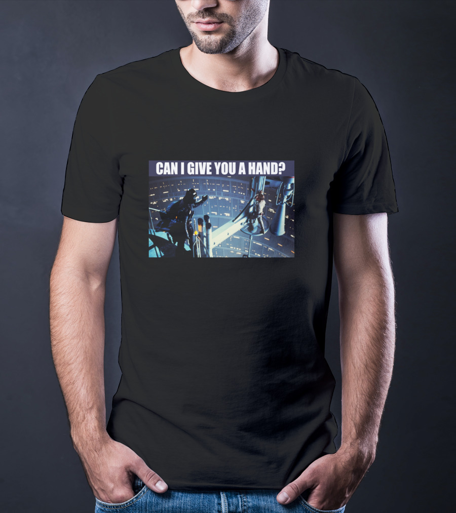 Star Wars Darth Vader Luke Skywalker Can I Give You A Hand? T-Shirt
