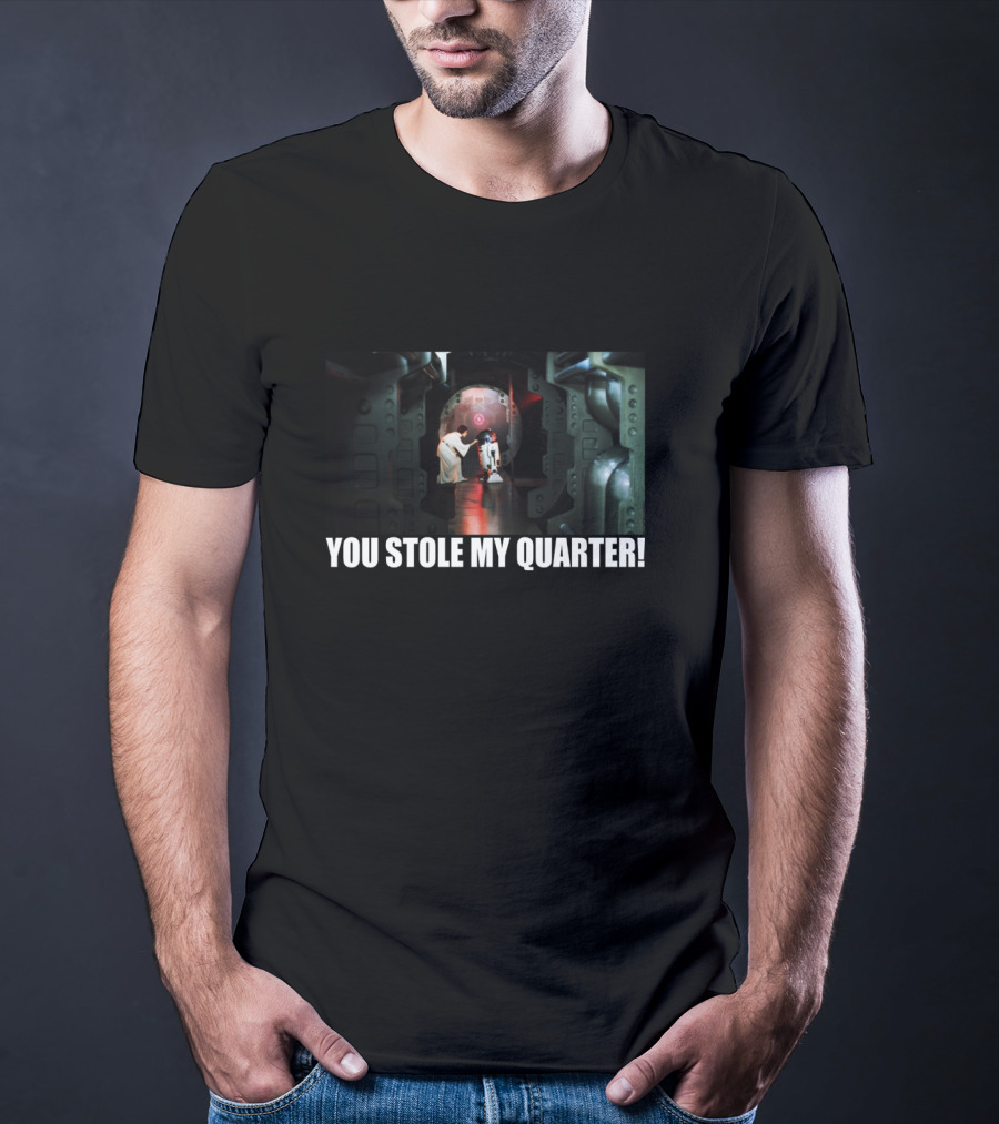 Star Wars Princess Leia You Stole My Quarter T-Shirt