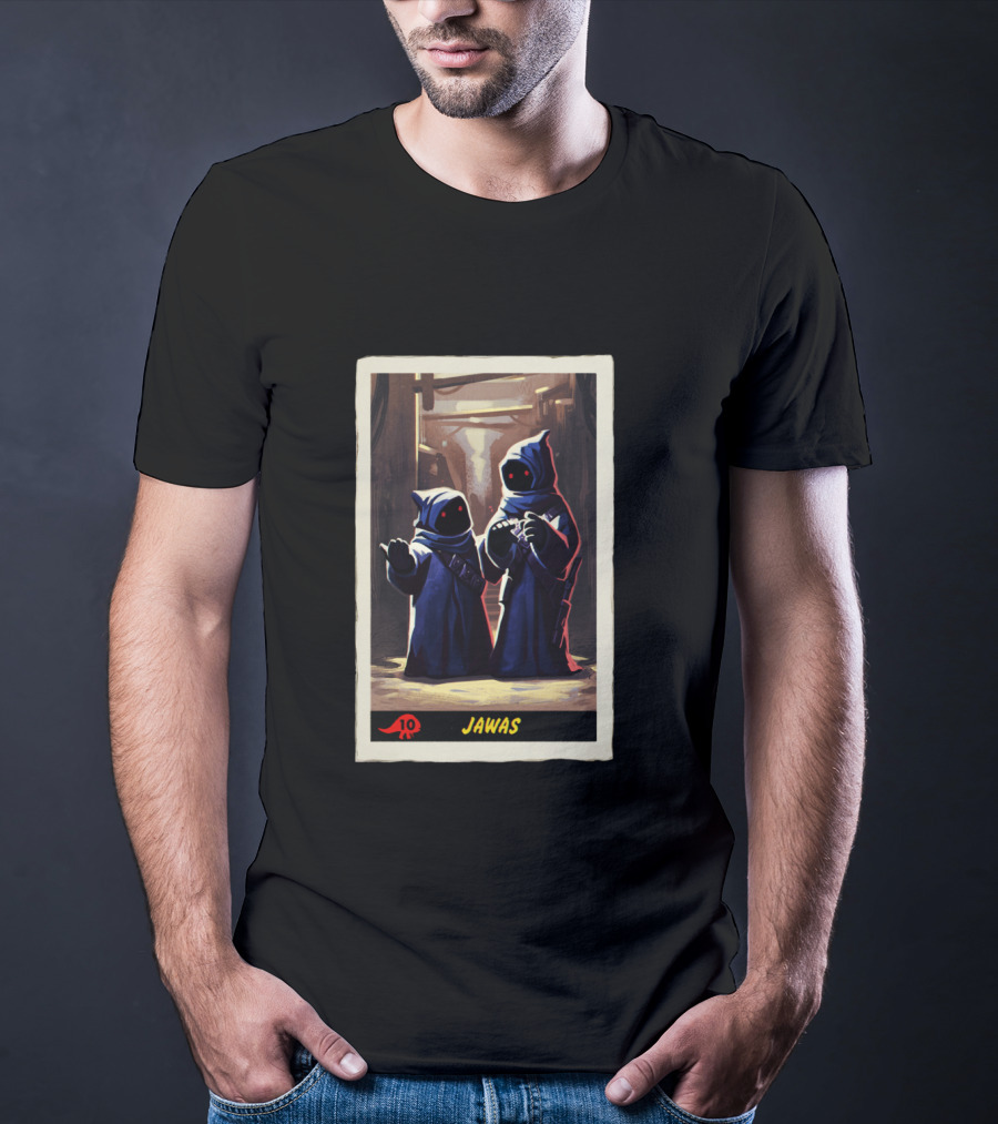 Star Wars The Mandalorian Jawas Trading Card T-Shirt