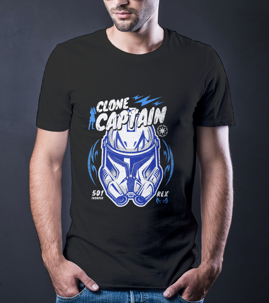 Clone Captain Rex 501 Trooper Star Wars The Clone Wars T-Shirt