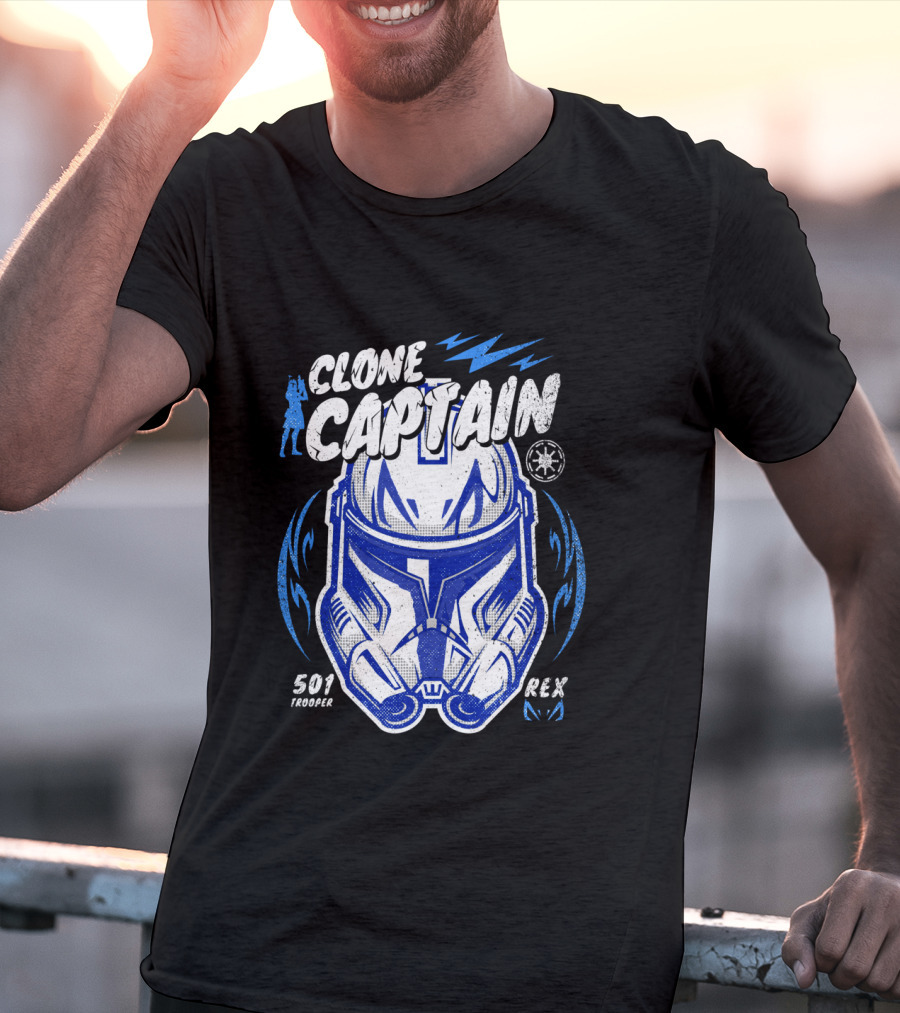 Clone Captain Rex 501 Trooper Star Wars The Clone Wars T-Shirt