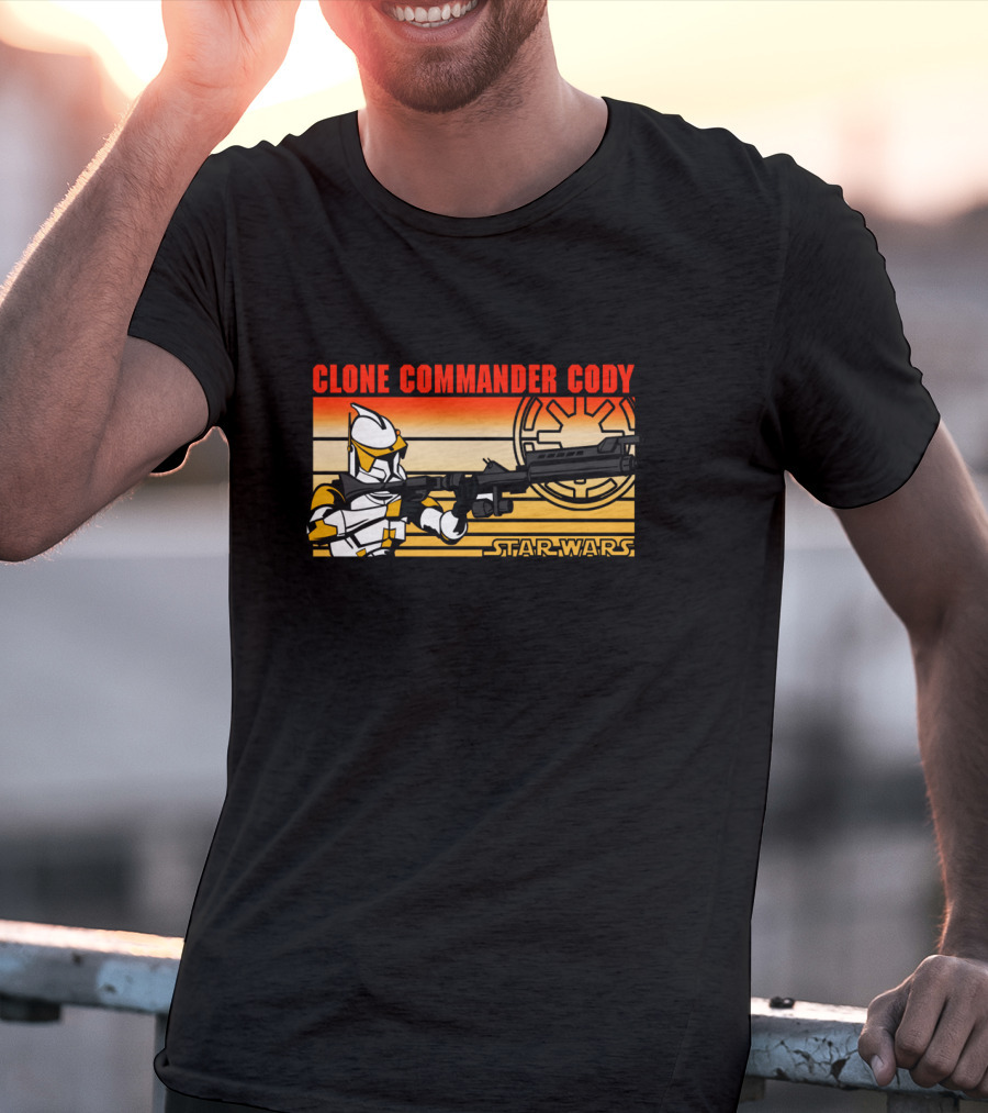 Star Wars Clone Commander Cody Panel T-Shirt