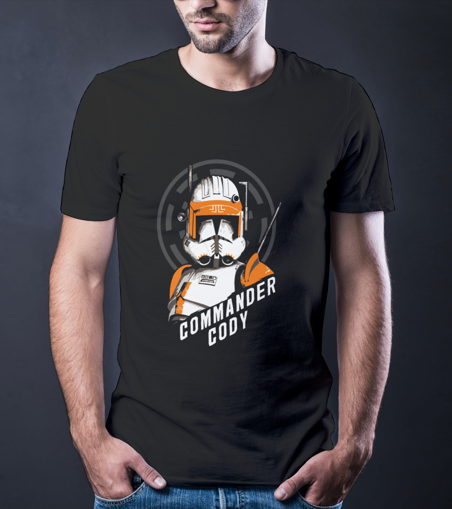 Commander Cody The Clone Wars Helmet Emblem T-Shirt