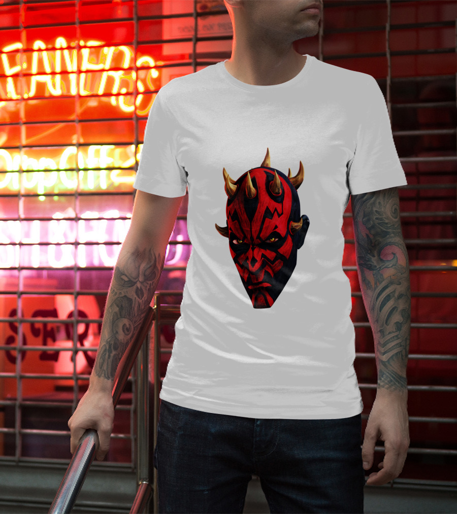 Star Wars The Clone Wars Darth Maul Character Face T-Shirt