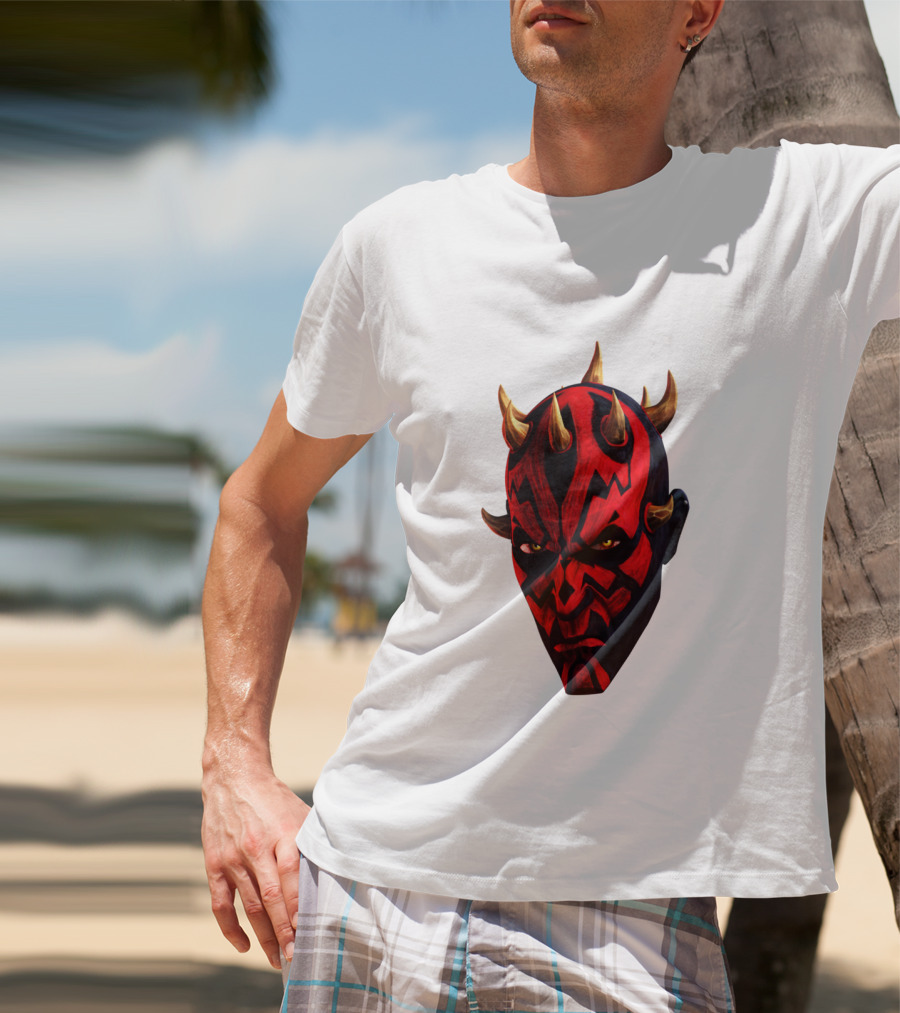 Star Wars The Clone Wars Darth Maul Character Face T-Shirt