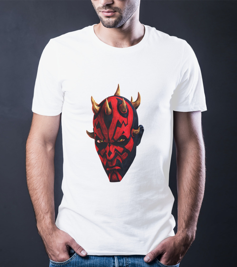 Star Wars The Clone Wars Darth Maul Character Face T-Shirt