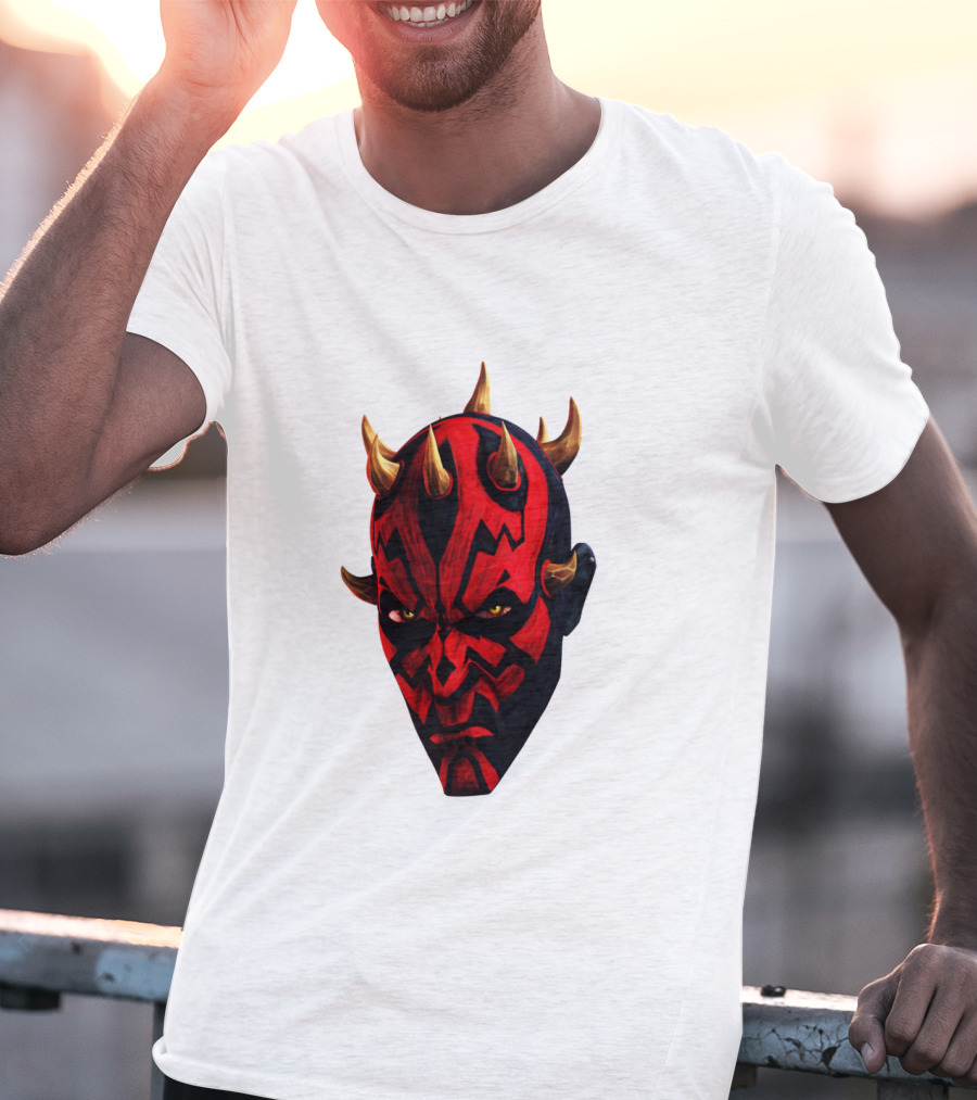 Star Wars The Clone Wars Darth Maul Character Face T-Shirt