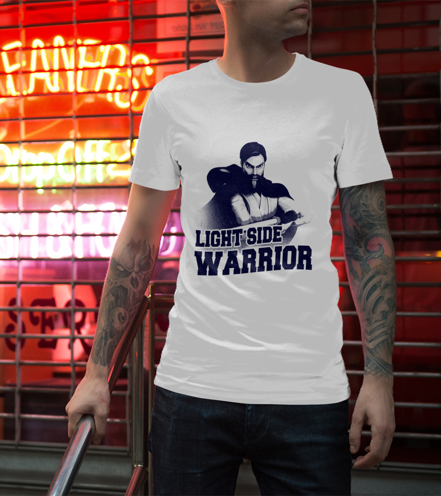 The Clone Wars Obi Wan Kenobi Light Side Warrior T-Shirt