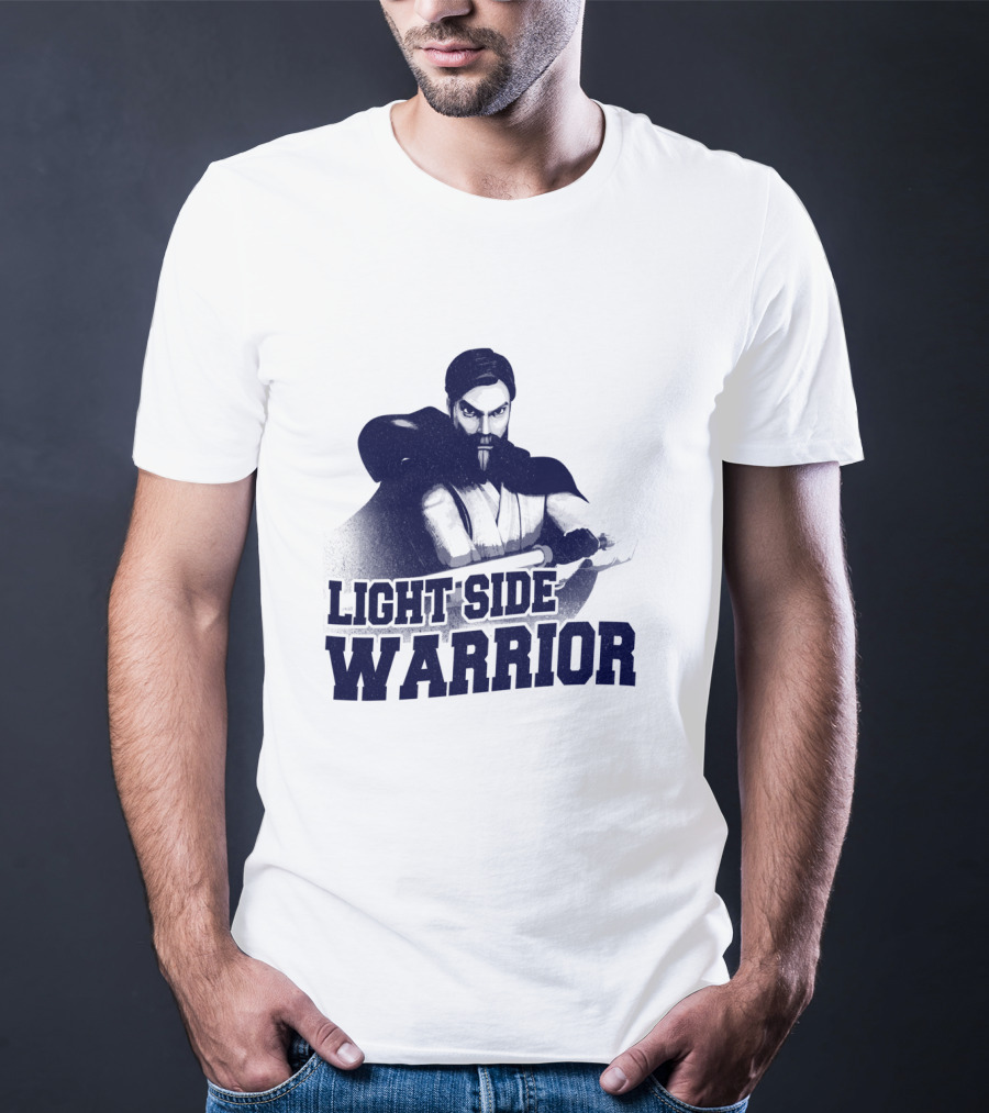 The Clone Wars Obi Wan Kenobi Light Side Warrior T-Shirt