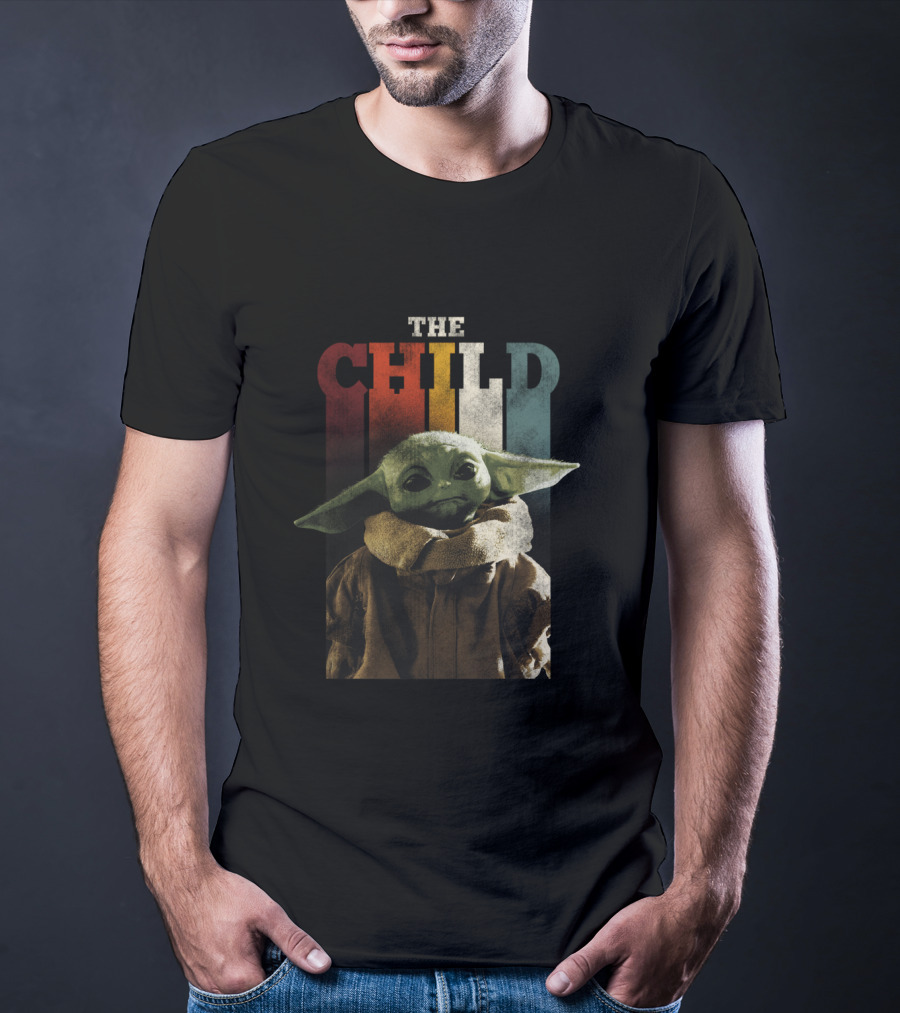 The Mandalorian The Child Retro Colorful T-Shirt