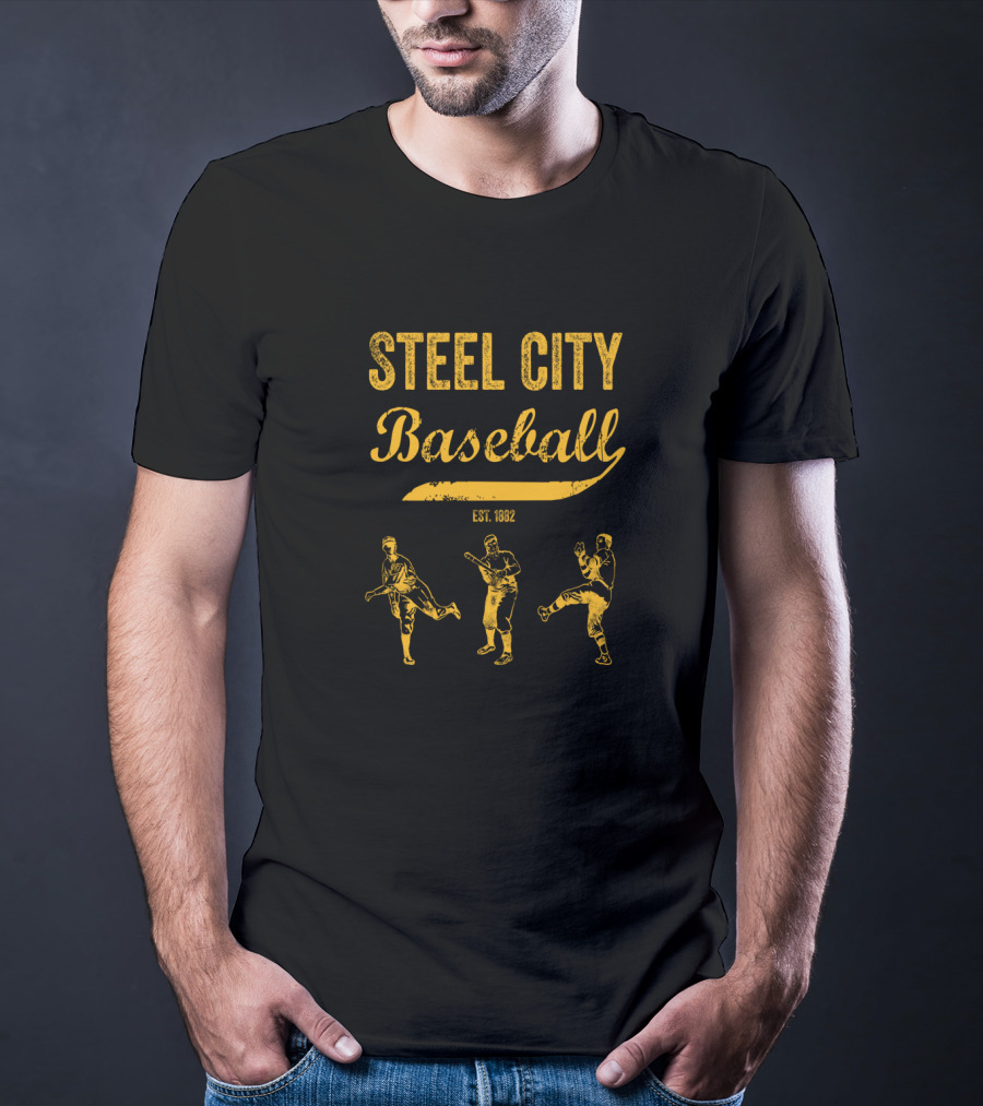 Steel City Baseball Est. 1862 Classic Pittsburgh Fan T-Shirt