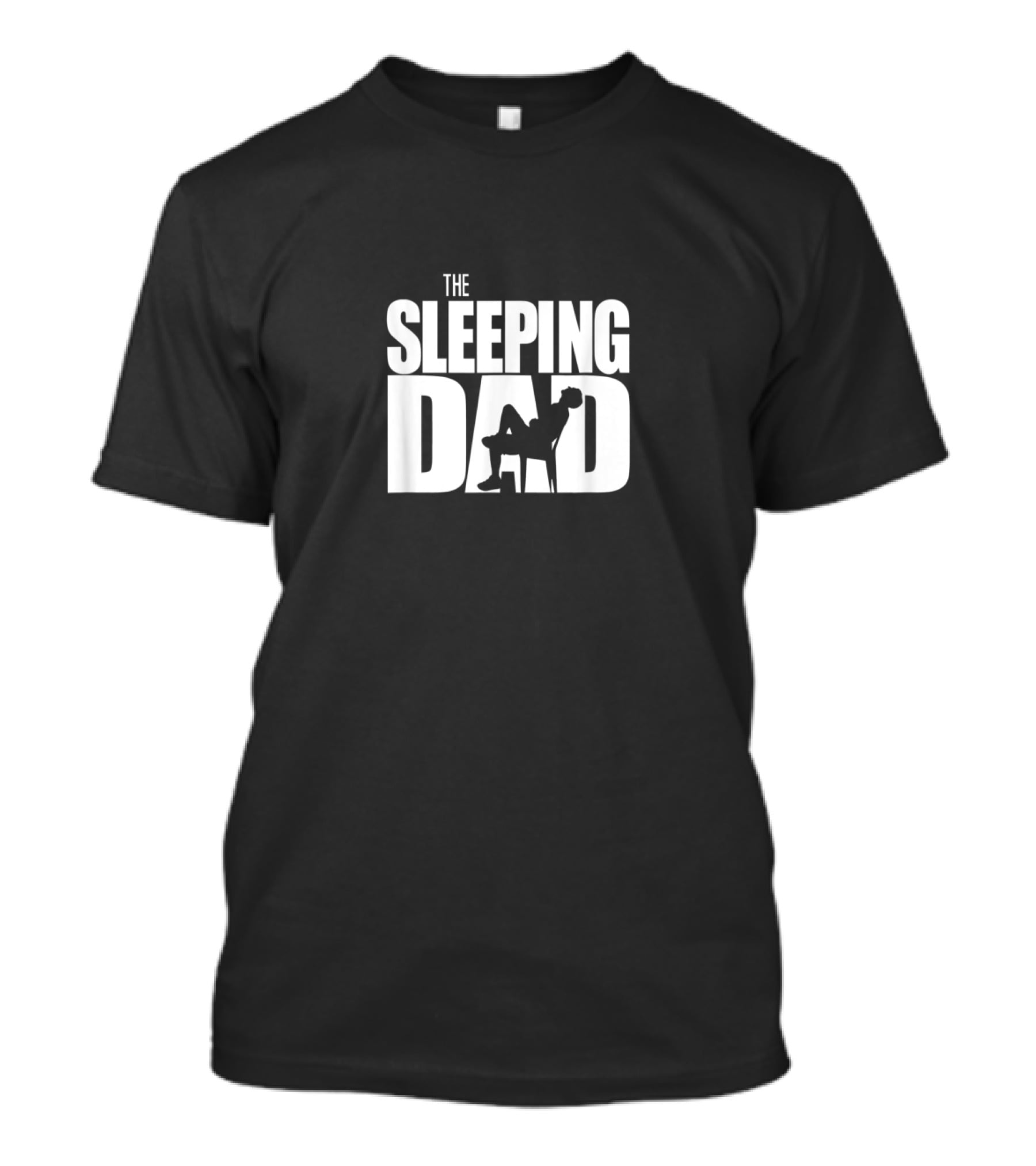 The Walking Dad Sleeping Sarcasm Zombie Dad T-Shirt
