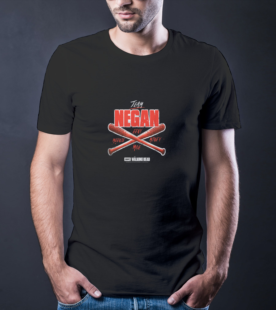 Team Negan AMC Walking Dead Eeny Meeny Miny Moe T-Shirt